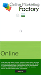 Mobile Screenshot of onlinemarketingfactory.com