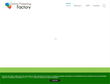 Tablet Screenshot of onlinemarketingfactory.com